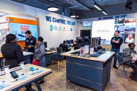 Carphone Warehouse Stratford store layout